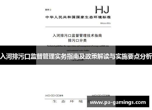 入河排污口监督管理实务指南及政策解读与实施要点分析