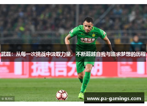 武磊：从每一次挑战中汲取力量，不断超越自我与追求梦想的历程